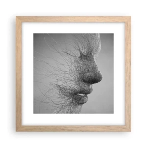 Poster in einem Rahmen aus heller Eiche - Der Geist des Windes - 30x30 cm