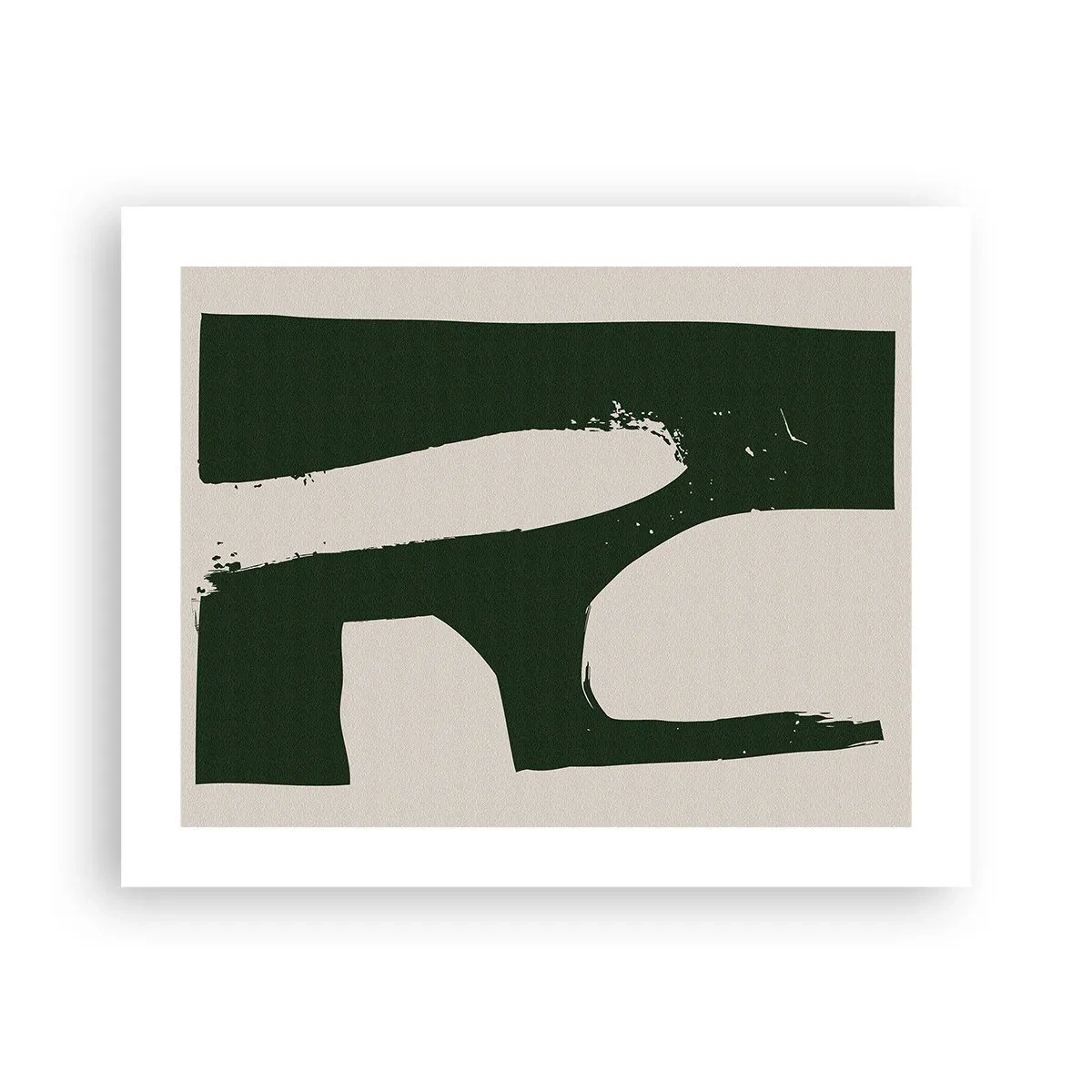 Poster - Weiße Buchten - 50x40 cm