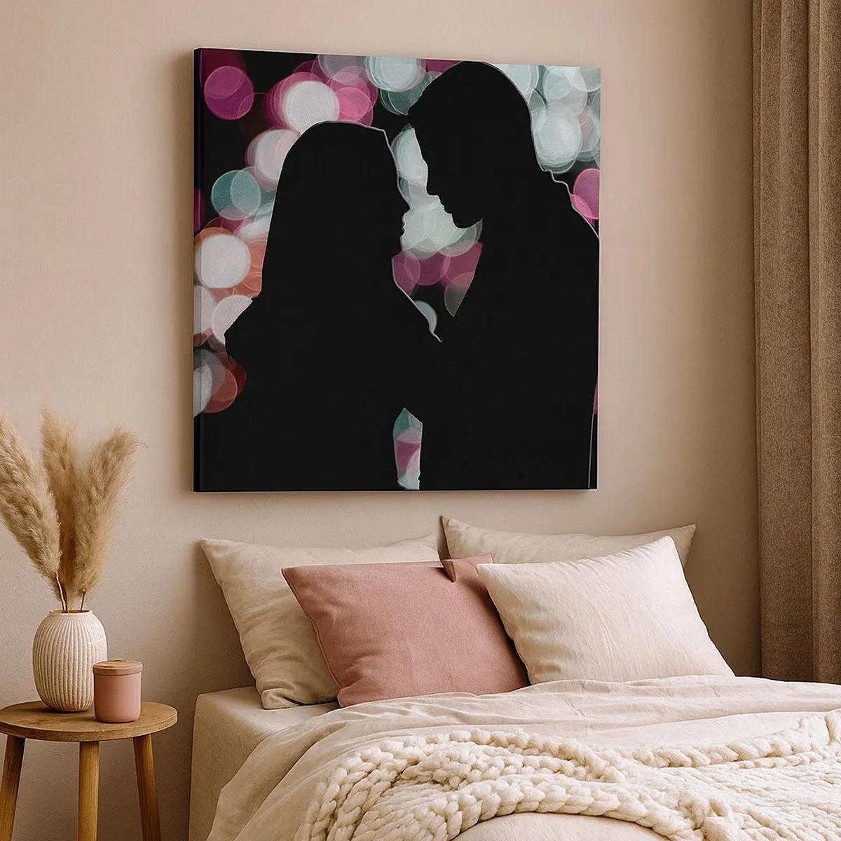 Bild auf Leinwand - Leinwandbild - Jawohl! - 30x30 cm