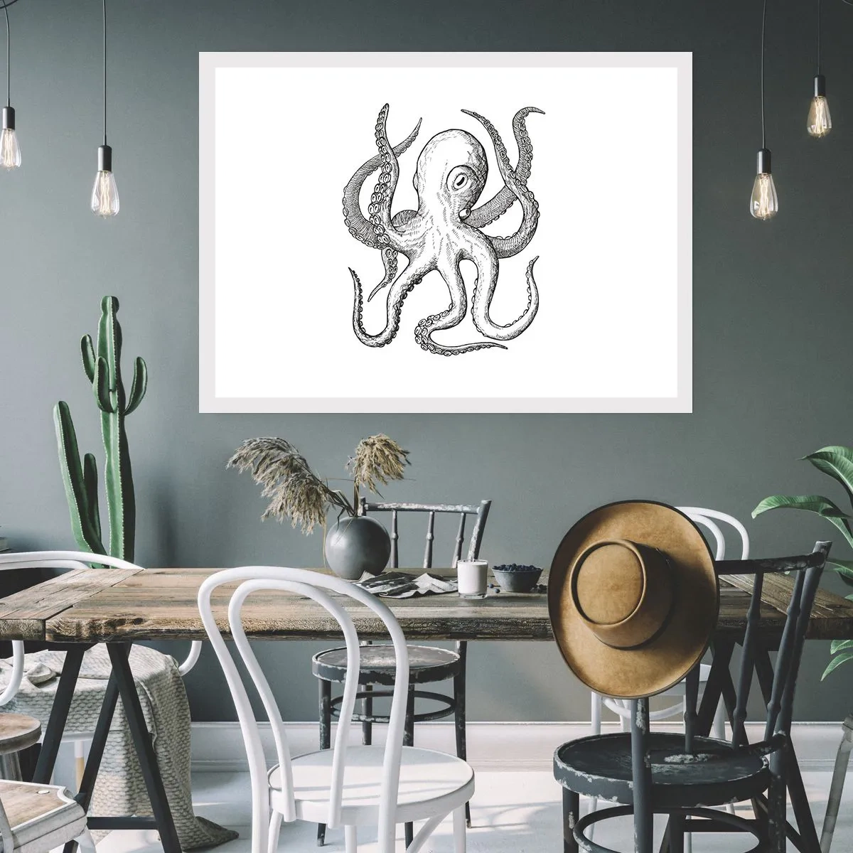 Poster - Mit den Wellen tanzen - 50x40 cm