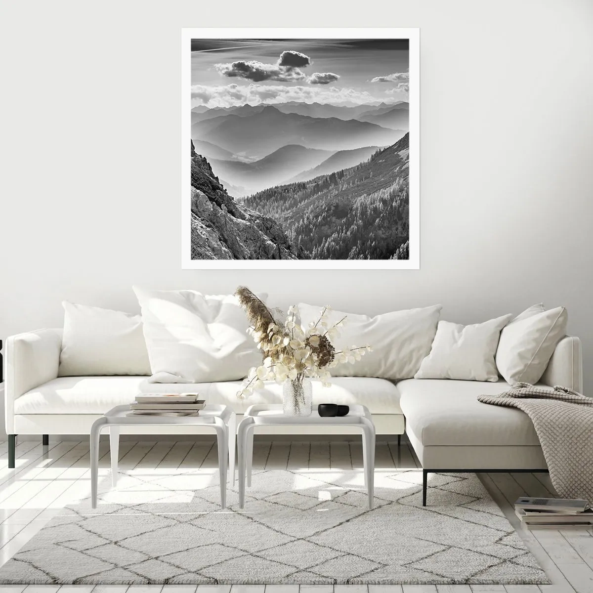 Poster - Bis zum Horizont - 30x30 cm