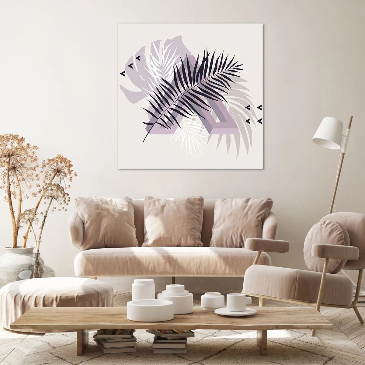 Bild auf Leinwand - Leinwandbild - Der Schatten des Schattens - 60x60 cm