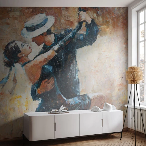 Selbstklebende Fototapete Deluxe Sticker - A la Rudolf Valentino - Abstraktion, Tanzen, Tango - 200x140 cm