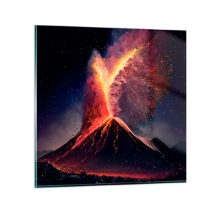 Glasbild - Bild auf glas - Schönheit und Horror - 30x30 cm