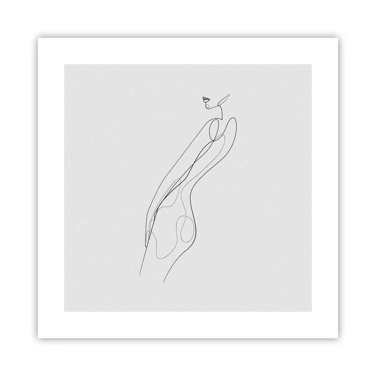 Poster - Bloß ein Versprechen - 40x40 cm