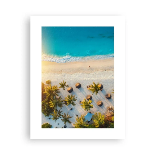 Poster - Willkommen im Paradies - 30x40 cm