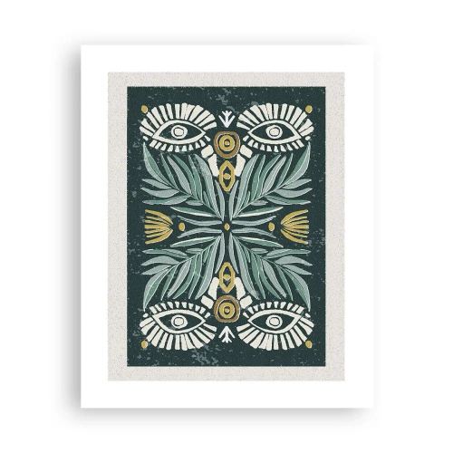 Poster - Wie ein Volksausschnitt - 40x50 cm