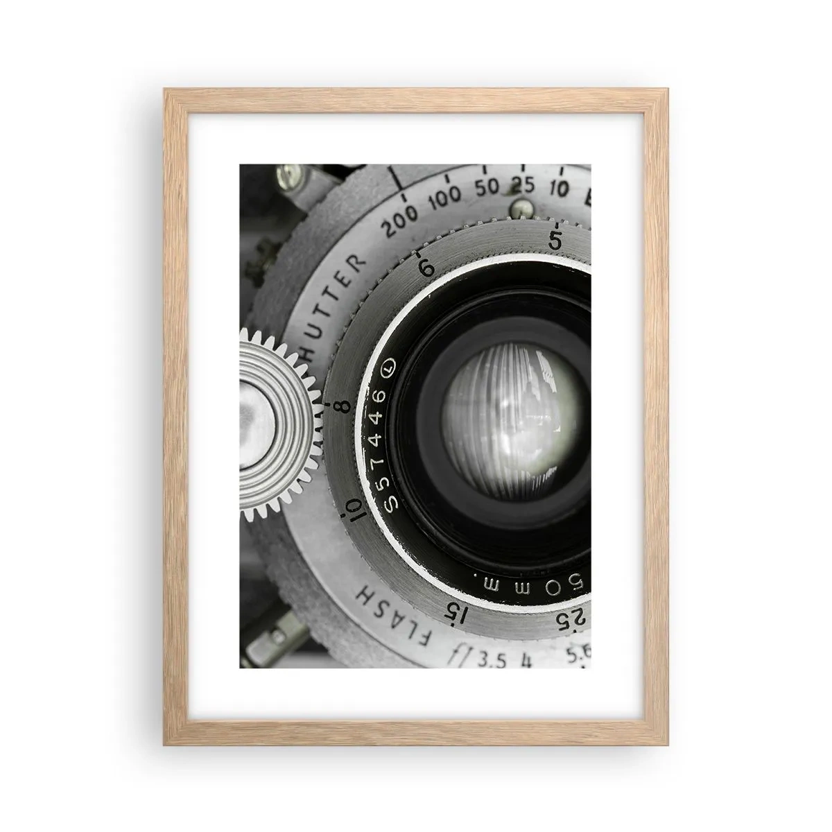 Poster in einem Rahmen aus heller Eiche - Eine Story über Hollywood - 30x40 cm