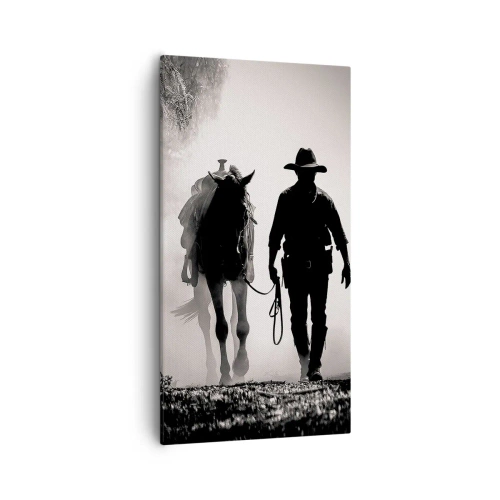 Bild auf Leinwand - Leinwandbild - Texas-Morgen - 55x100 cm