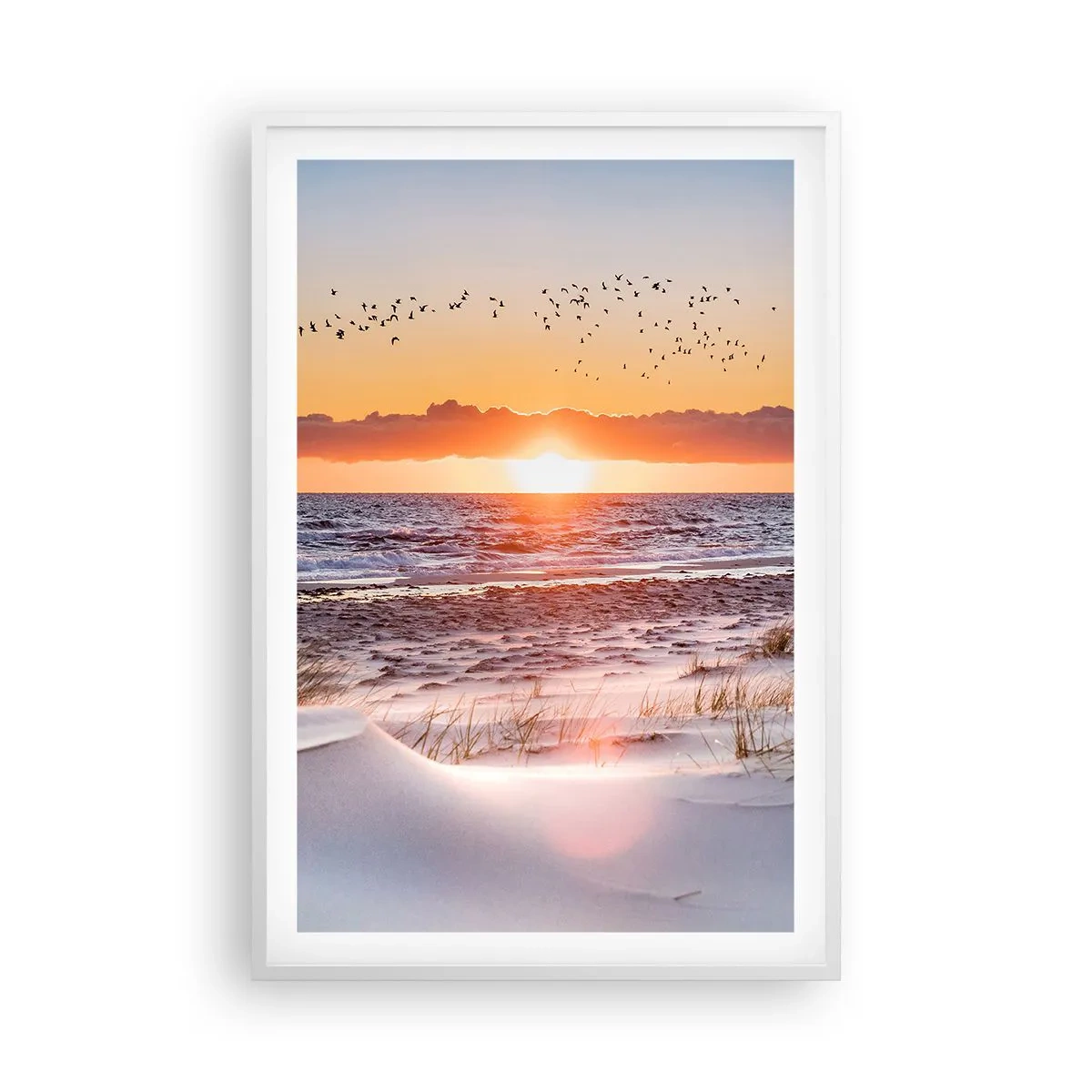 Poster in einem weißen Rahmen - Horizontale Landschaft - 61x91 cm