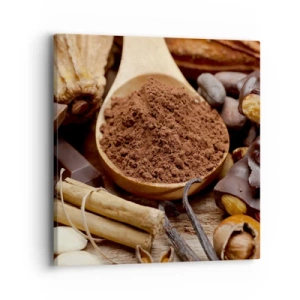 Bild auf Leinwand - Leinwandbild - Die Beste gegen Sorgen - 40x40 cm