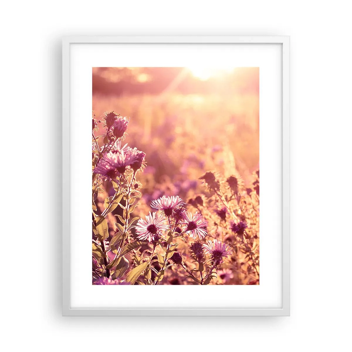 Poster in einem weißen Rahmen - Bevor der Sommer vorbei ist - 40x50 cm