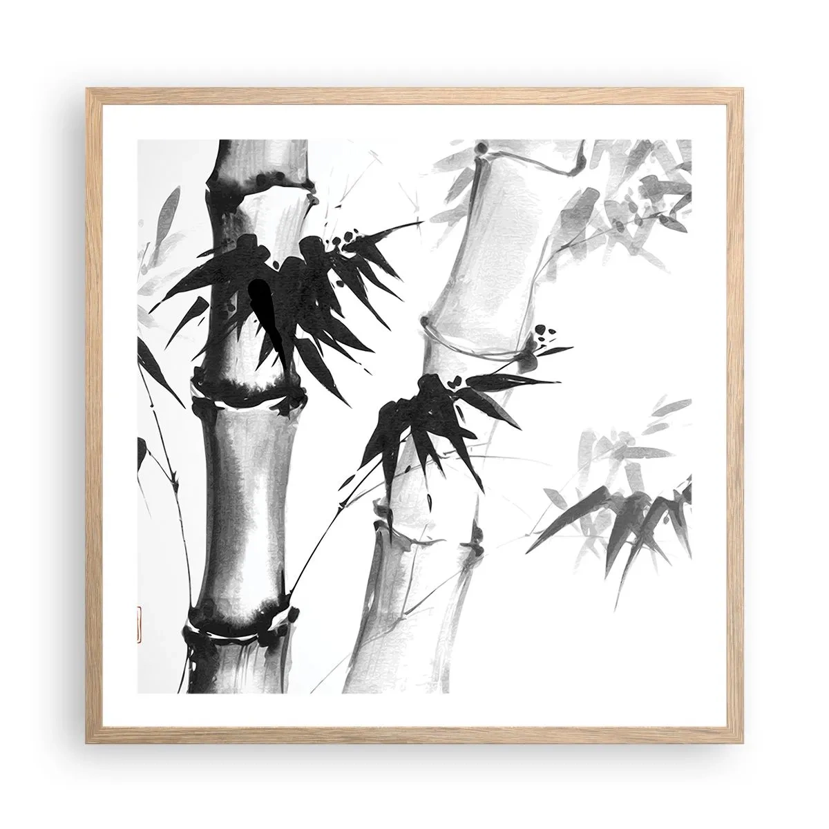 Poster in einem Rahmen aus heller Eiche - Dem Orient ganz nah - 60x60 cm