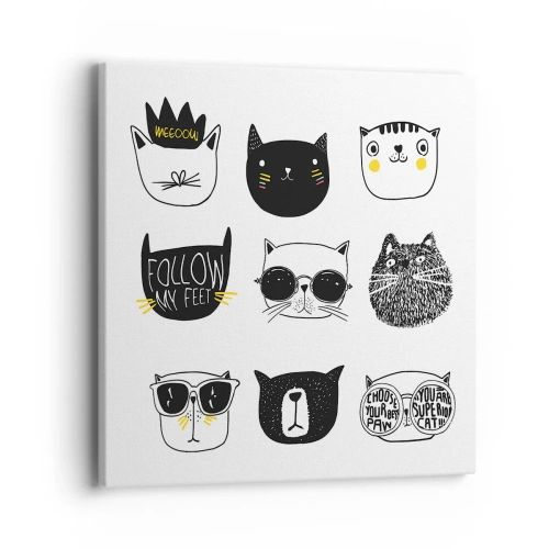 Bild auf Leinwand - Leinwandbild - Jeder andere - 40x40 cm