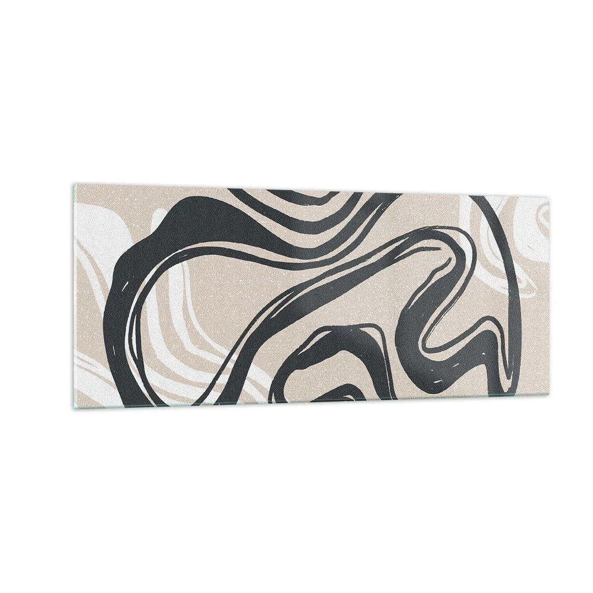 Glasbild - Bild auf glas - Vervielfachter Ausdruck - 100x40 cm