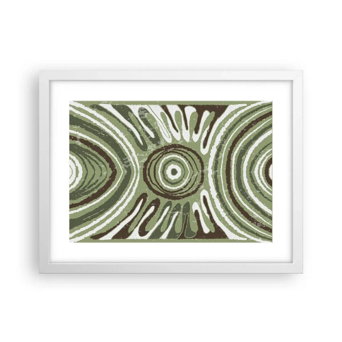 Poster in einem weißen Rahmen - Explosion von Emotionen - 40x30 cm