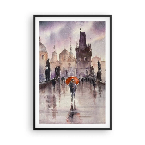 Poster in einem schwarzem Rahmen - Leute verändern sich nicht - 61x91 cm