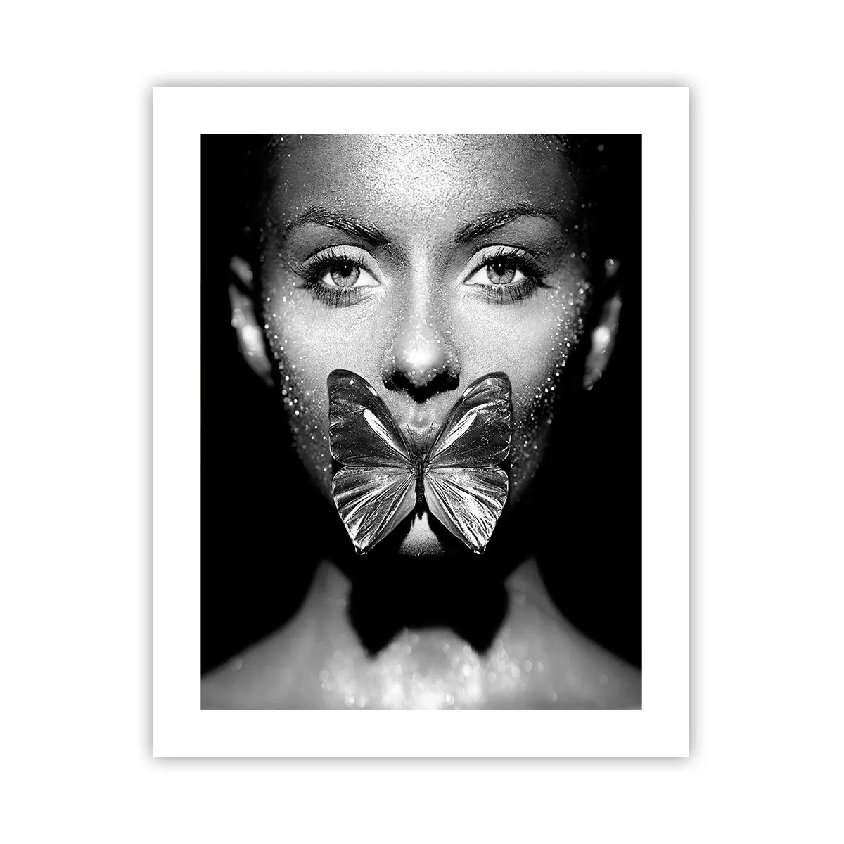 Poster - Schmetterlingskuss - 40x50 cm