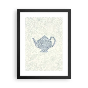 Poster in einem schwarzem Rahmen - Tee-Charm - 30x40 cm