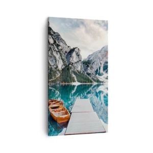 Bild auf Leinwand - Leinwandbild - Wir zeigen Ihnen Schönheit - 45x80 cm