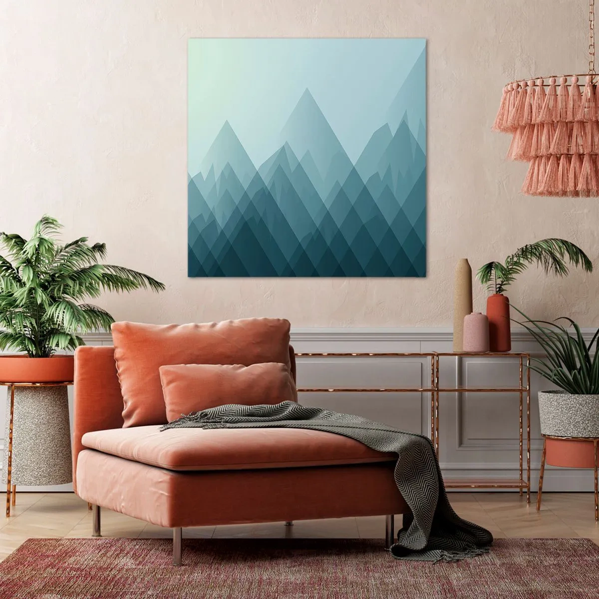 Bild auf Leinwand - Leinwandbild - Groß größer am größten - 50x50 cm