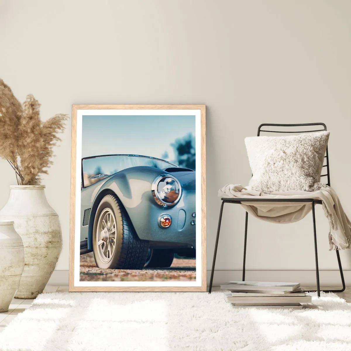 Poster in einem Rahmen aus heller Eiche - Denn Stil zählt - 70x100 cm