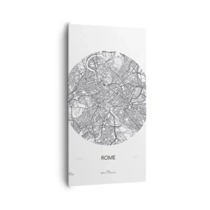 Bild auf Leinwand - Leinwandbild - Anatomie von Rom - 65x120 cm