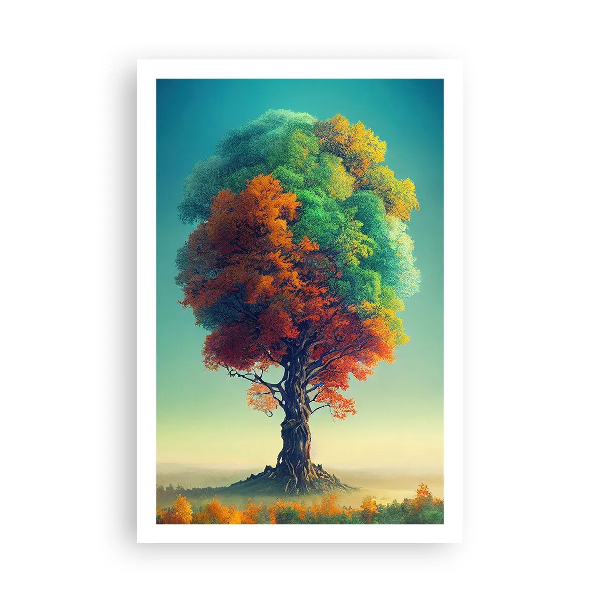 Poster - Eiche – der Vater der Natur - 61x91 cm