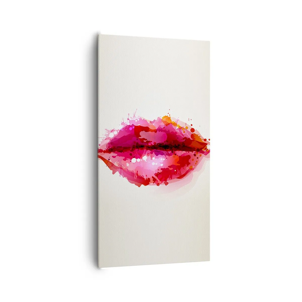 Bild auf Leinwand - Leinwandbild - Ein rötlicher Rotton - 65x120 cm