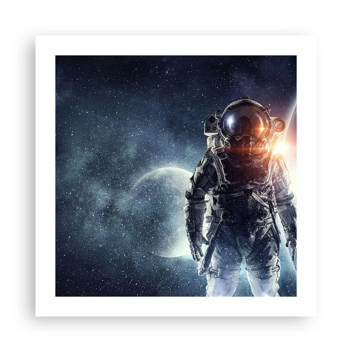 Poster - Weltraumabenteuer - 50x50 cm