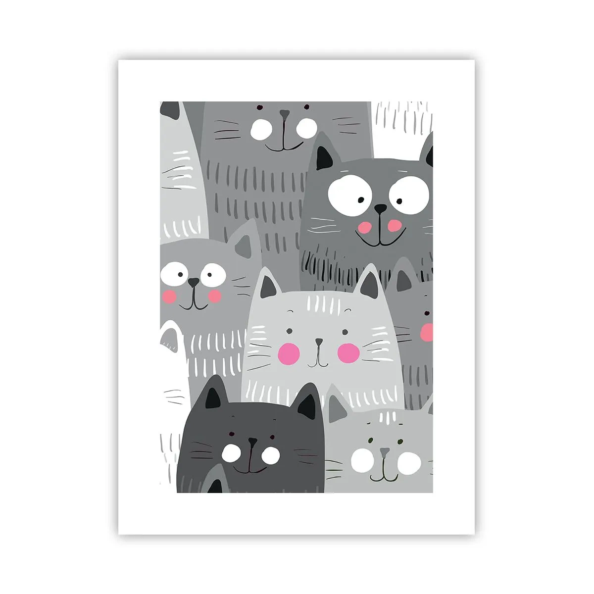 Poster - Katzenwelt - 30x40 cm