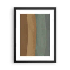 Poster in einem schwarzem Rahmen - Horizontale Komposition - 30x40 cm