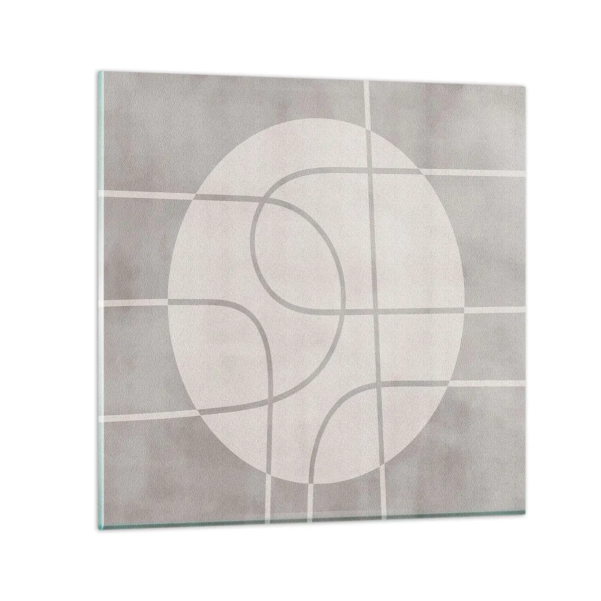 Glasbild - Bild auf glas - Kreisförmig und geradeaus - 30x30 cm