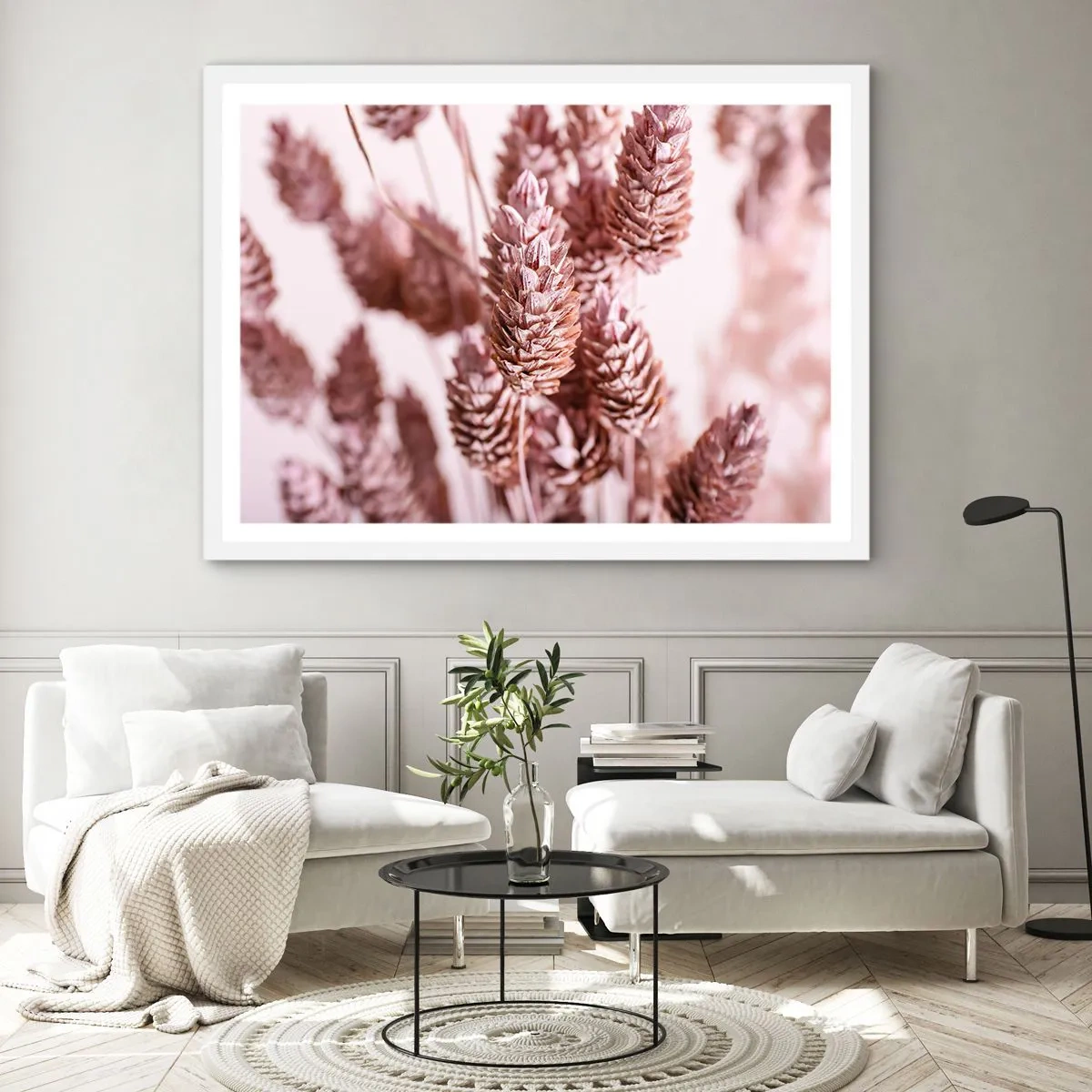 Poster in einem weißen Rahmen - Scheinbar unauffällig - 100x70 cm