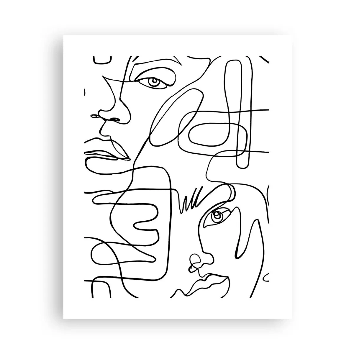 Poster - In verworrenen Gefühlen - 40x50 cm