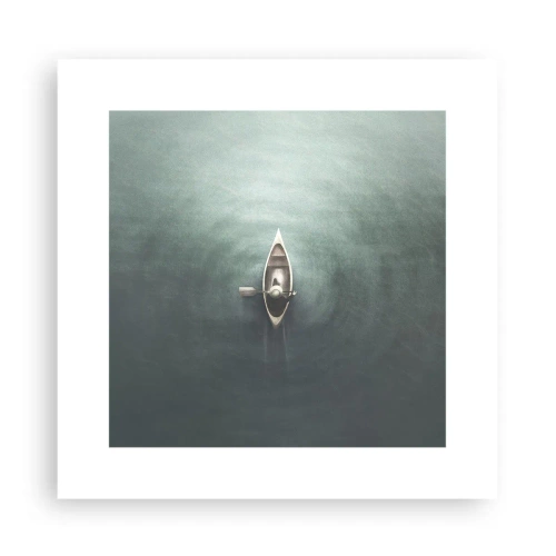 Poster - Durch den Mondsee - 30x30 cm