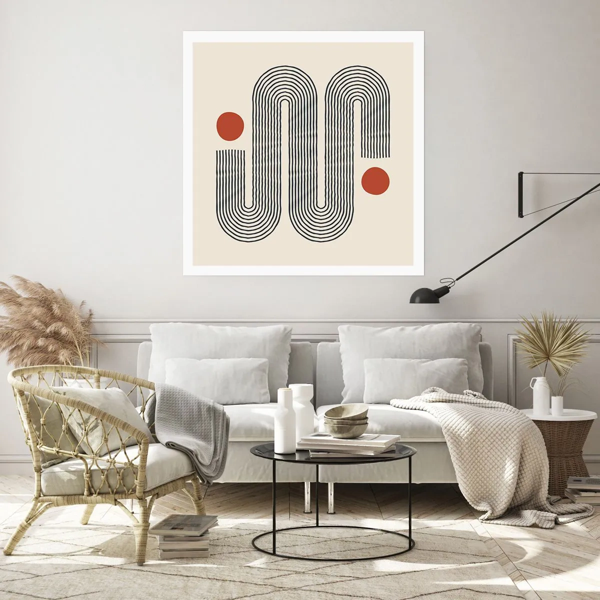 Poster - Vom Anfang bis zum Ende - 30x30 cm