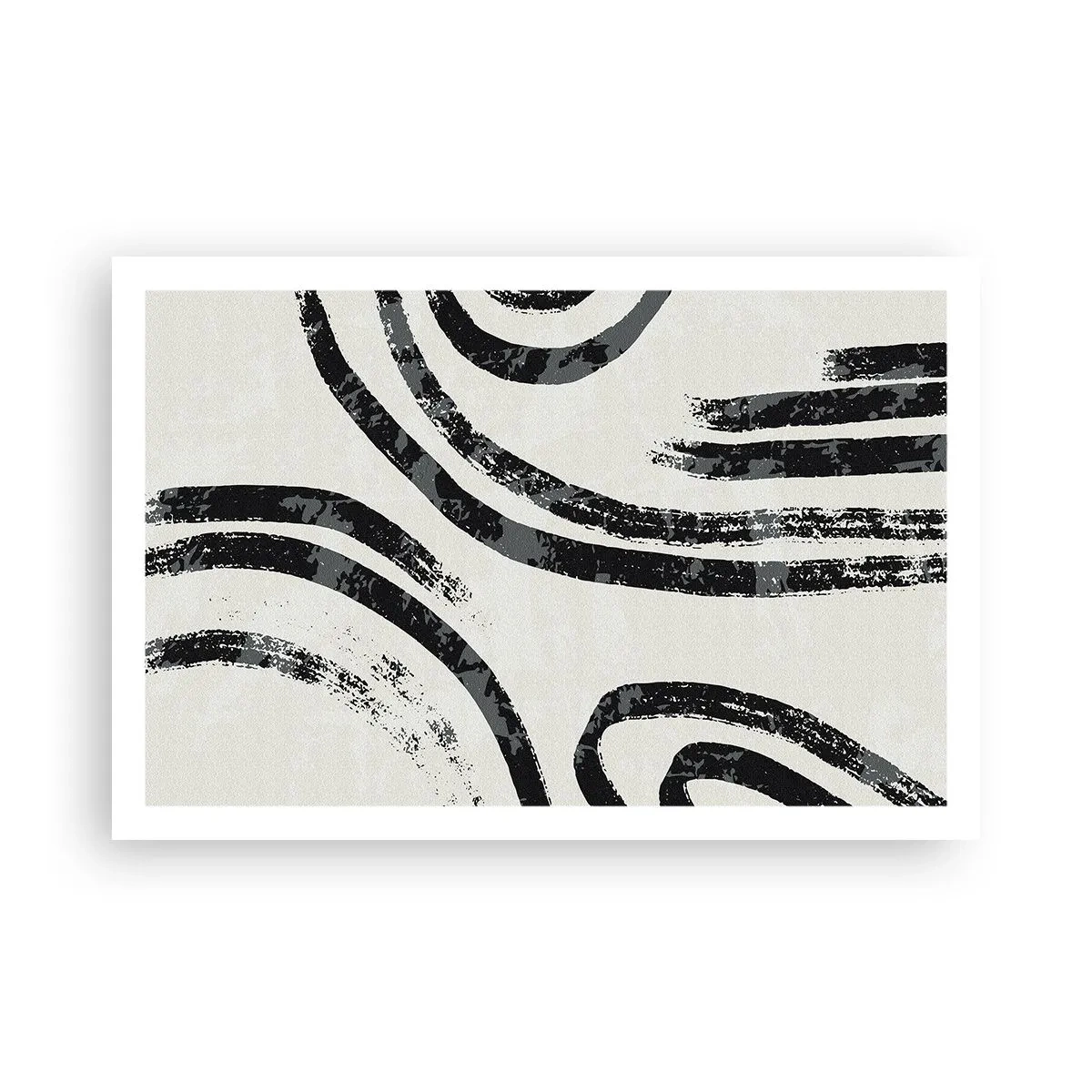 Poster - Bei Hälfte angehalten - 91x61 cm