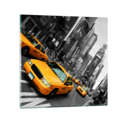 Glasbild - Bild auf glas - New Yorker Sonnentropfen - 70x70 cm