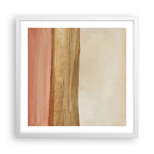 Poster in einem weißen Rahmen - Vertikale Komposition - 50x50 cm