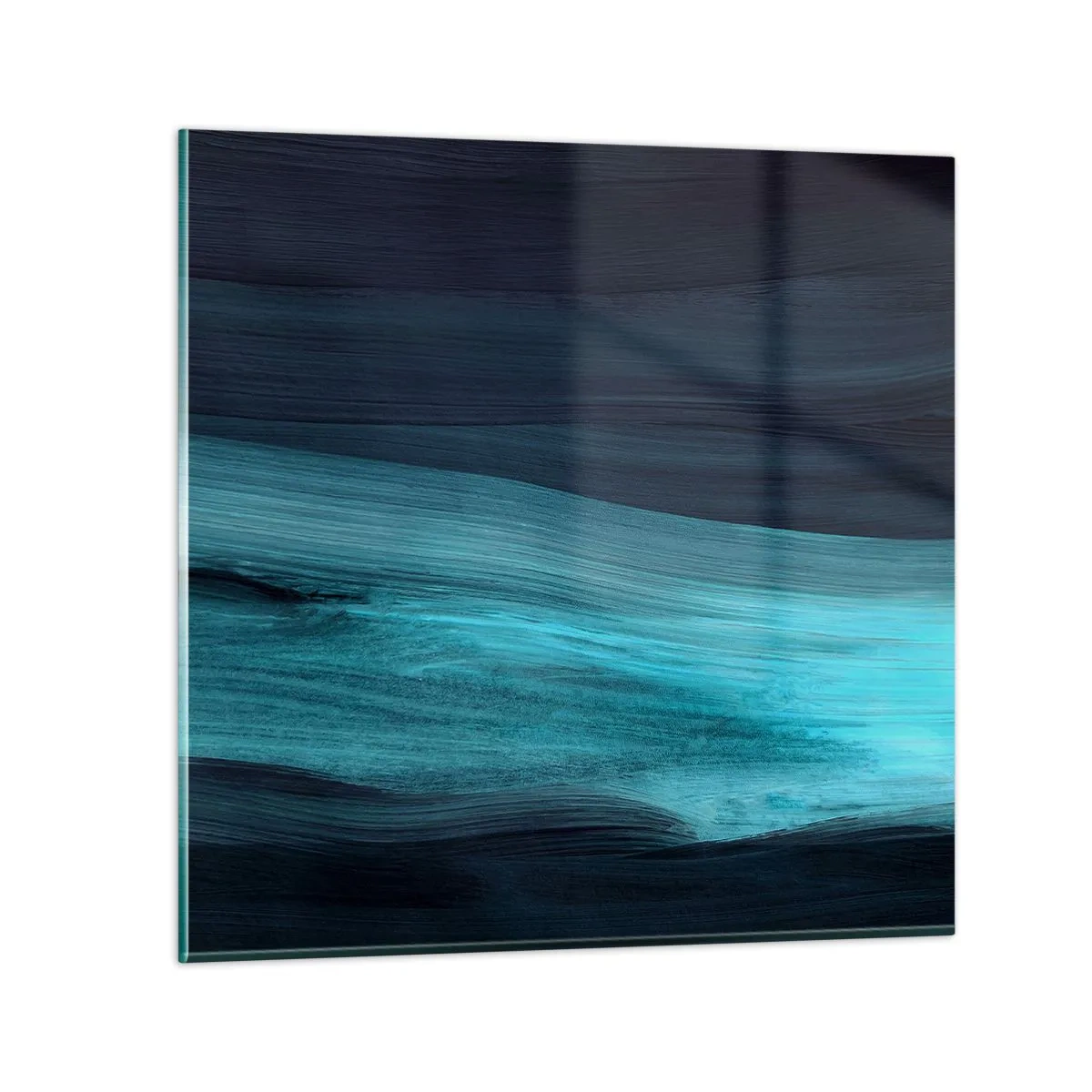 Glasbild - Bild auf glas - Gehen Sie mit dem Strom - 70x70 cm