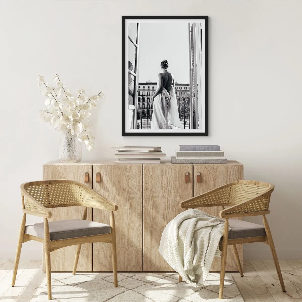 Poster in einem schwarzem Rahmen - Erweckung der Sinne - 30x40 cm