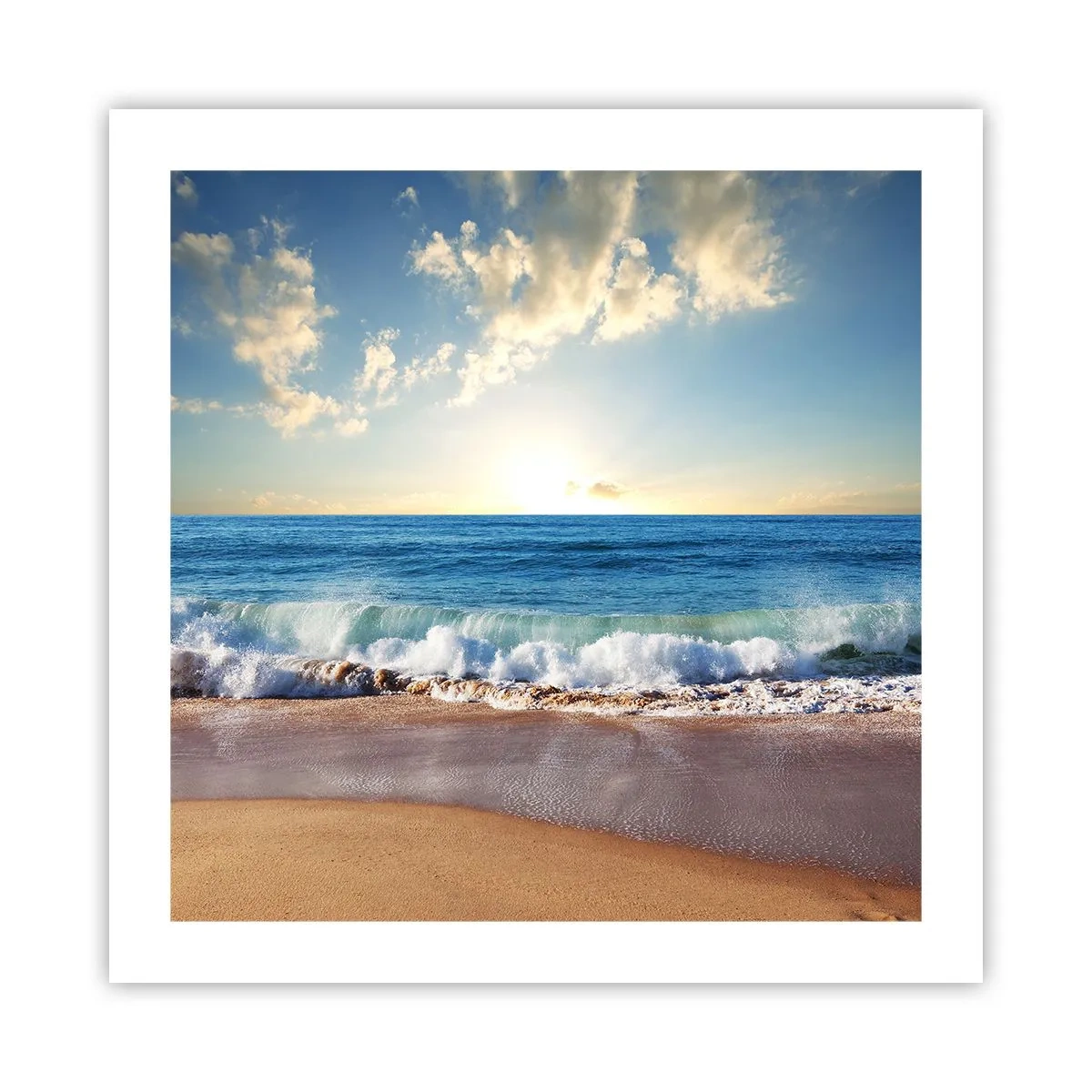 Poster - Bewegung und Stille zugleich - 50x50 cm