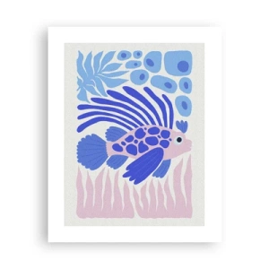 Poster - In seinem Fahrwasser - 40x50 cm