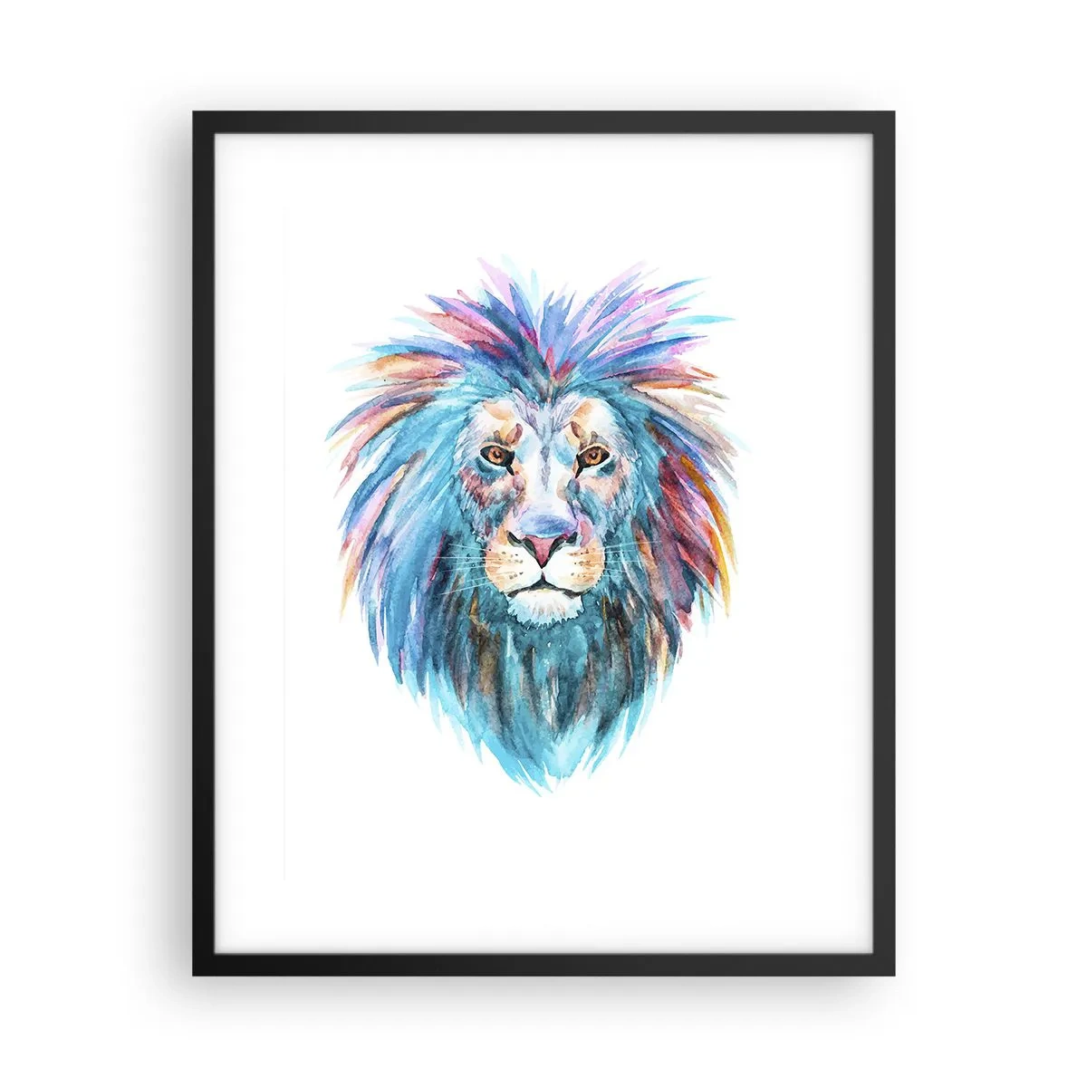 Poster in einem schwarzem Rahmen - Eine elektrisierende Aura - 40x50 cm