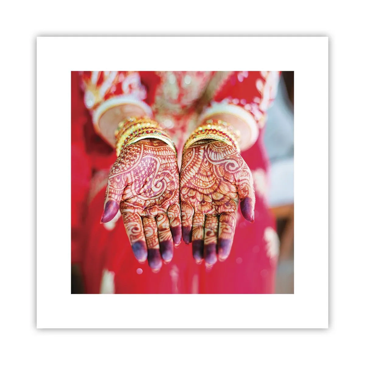 Poster - Bereit, das Glück zu fangen? - 30x30 cm