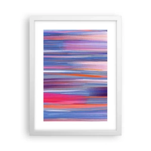 Poster in einem weißen Rahmen - Aufstieg zum Regenbogen - 30x40 cm