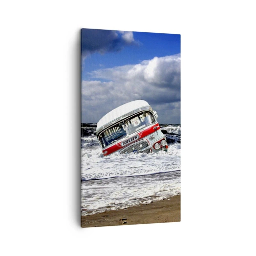 Bild auf Leinwand - Leinwandbild - Und was stehst du so erstaunt? - 45x80 cm