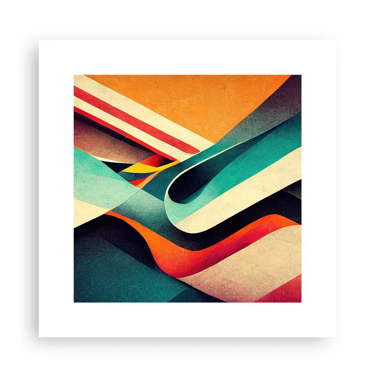 Poster - Intensive Komposition - 30x30 cm