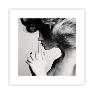 Poster - Auf sich selbst hören - 30x30 cm